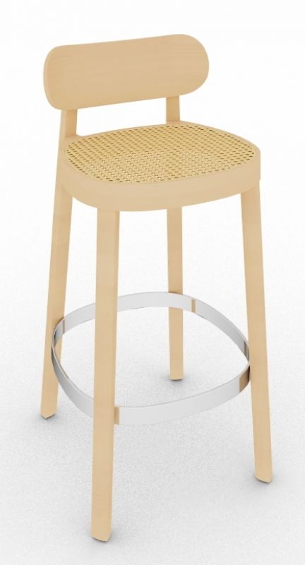 Holzstuhl / Barhocker 118 HT Thonet
